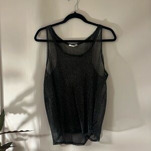 Zara sheer tank top